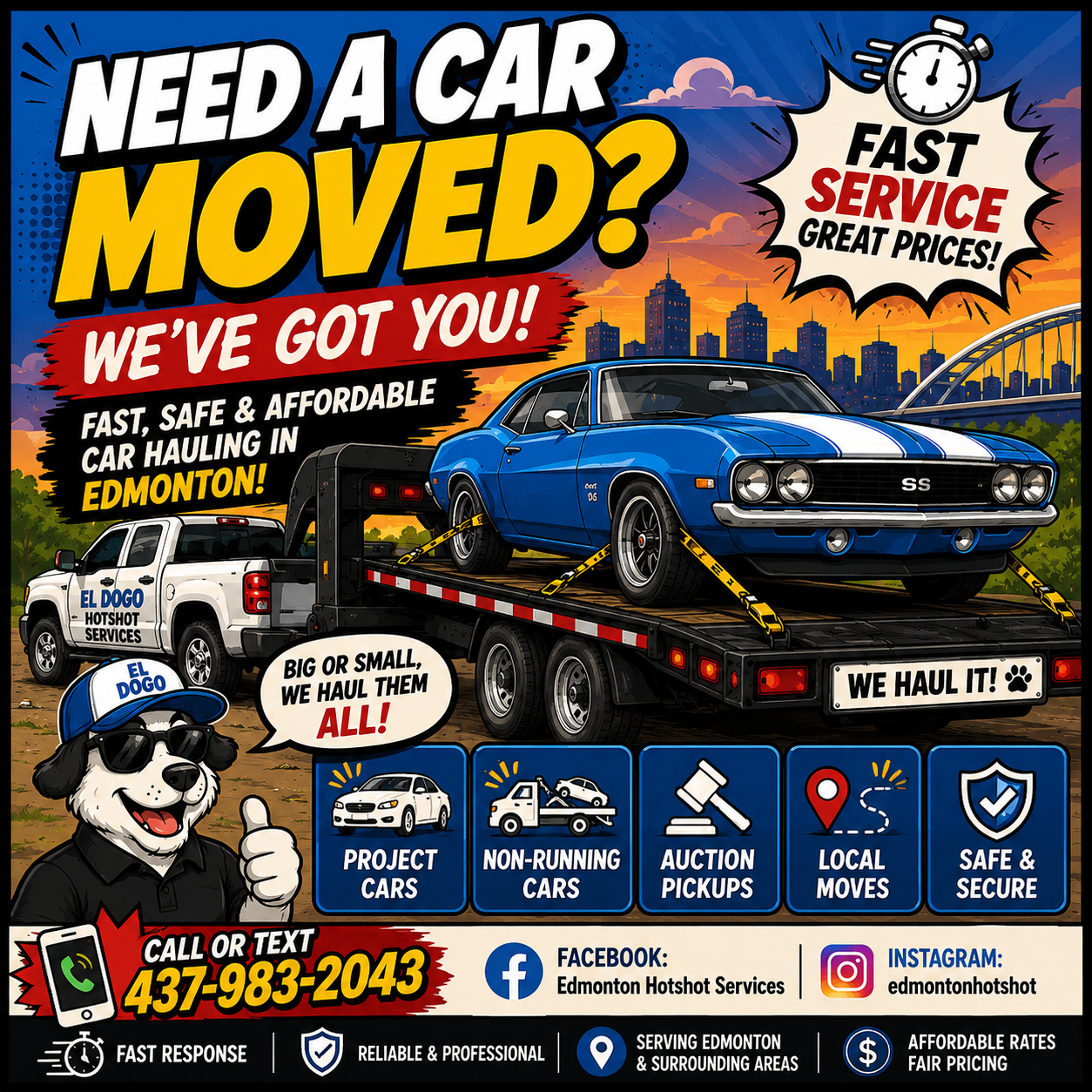 Car hauling service