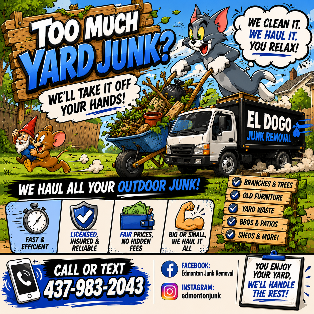 Outdoor and yard junk removal