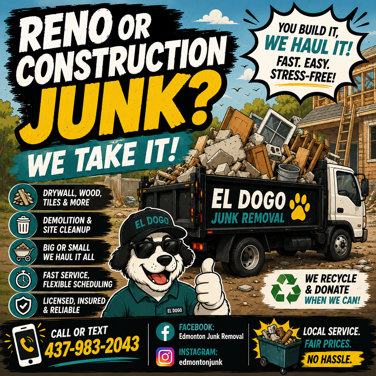 Reno and construction junk removal