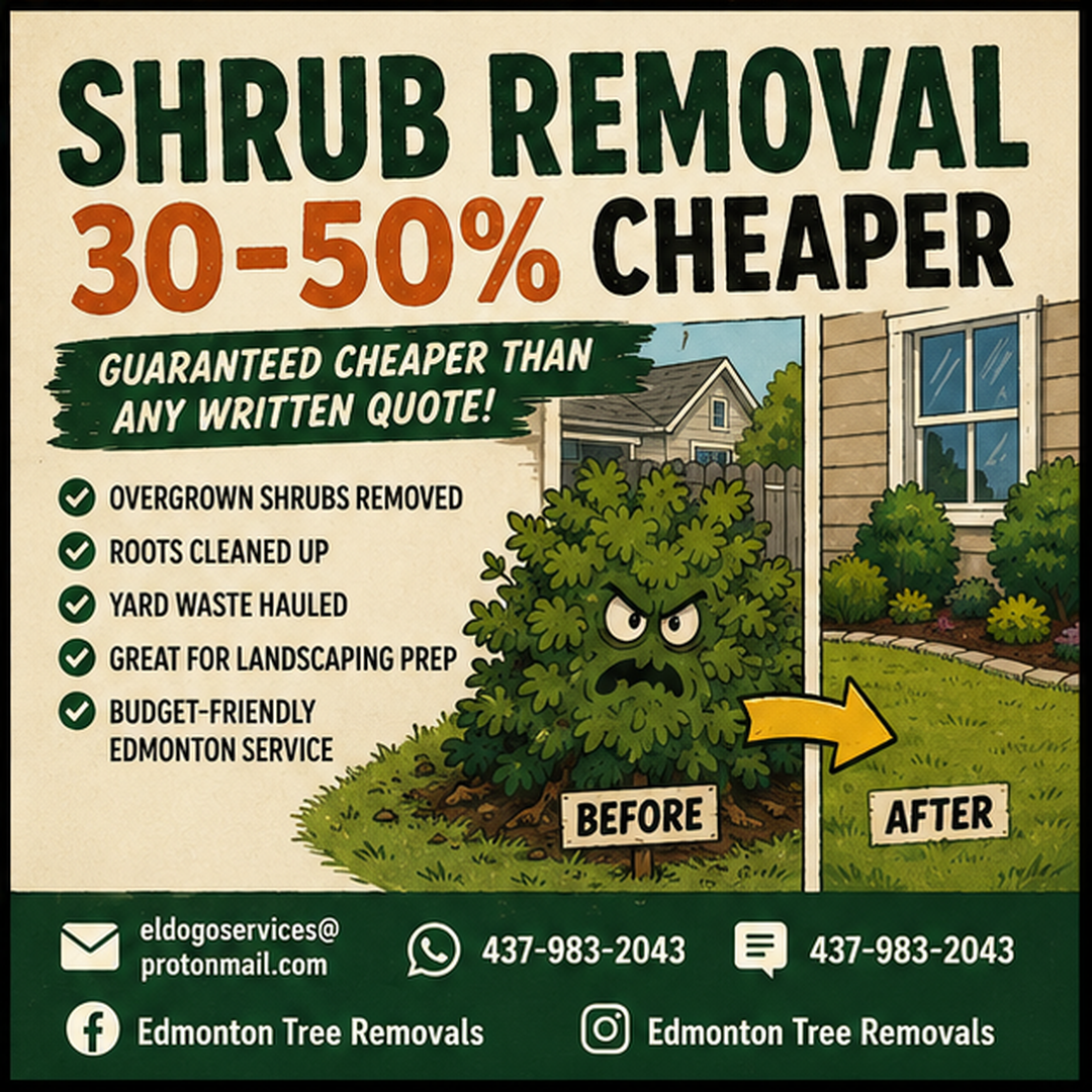Shrubbery removal service